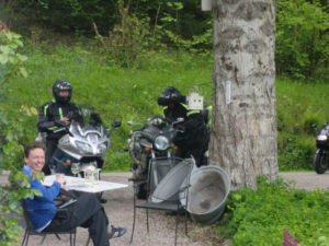 Motor rijden in de Vogezen